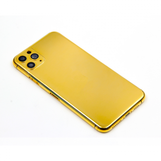 For iPhone 11 Pro Max 24K Gold Plated Housing Replacement Cover
